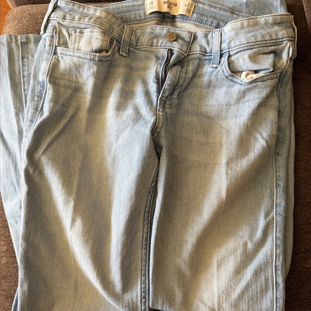 Hollister Women's Denim Straight Leg Jeans